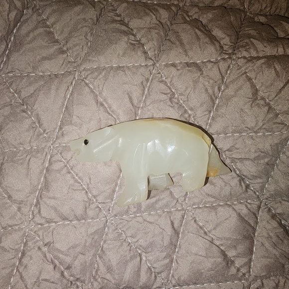 Carved Stone Bear 🐻‍❄ - Picture 2 of 10